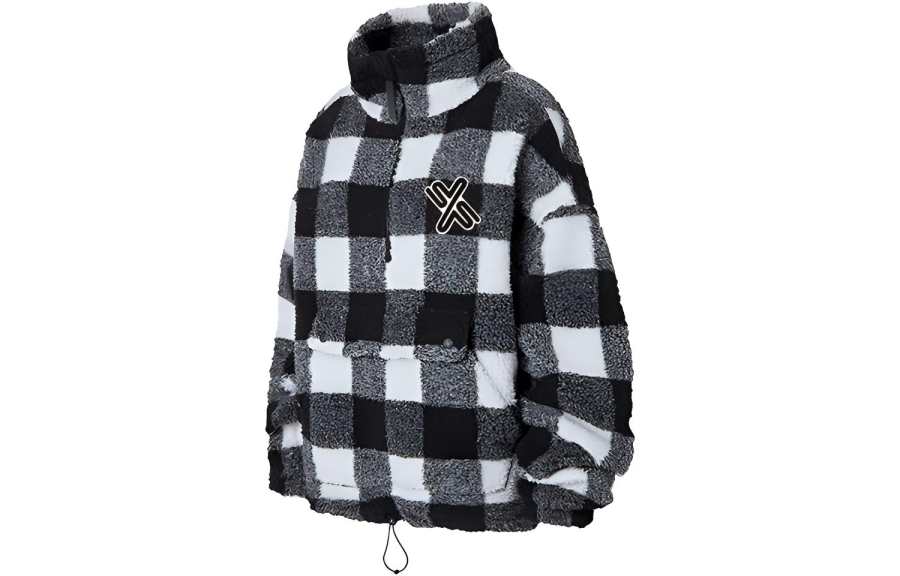 XEXYMIX Velvet Jackets Women's Stand Collar Thickened