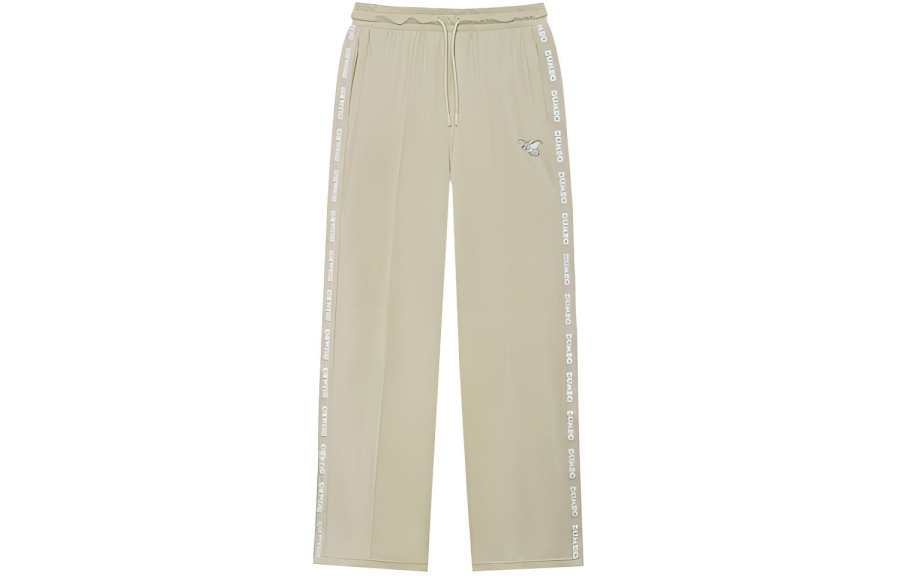 Li-Ning Li Ning X Disney Knitted Sweatpants Women's Beige Khaki Moderate Straight Fit Pants