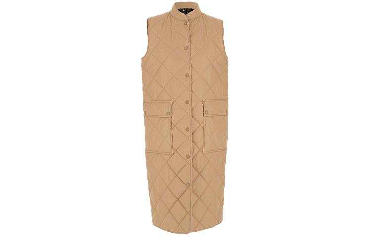 Burberry Vests Women's Light Umber Stand Collar Moderate Other