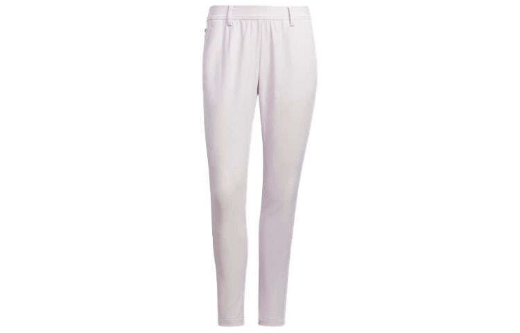 Adidas Adidas Knitted Sweatpants Women's Pink Moderate Slim Fit Pants