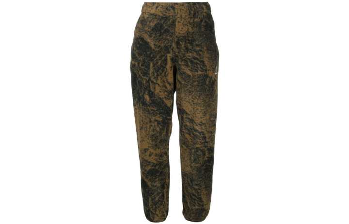 Nike Nike Knitted Sweatpants Women's Brown Moderate Cuffed Pants