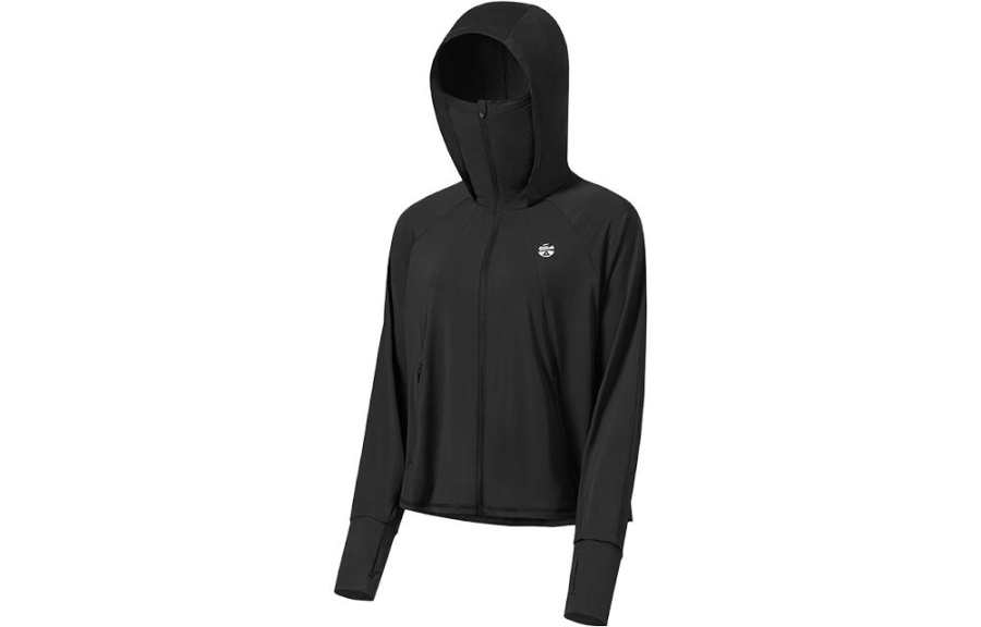PEAK Dust Resistant Windproof Sun Protection Clothing Women's Black