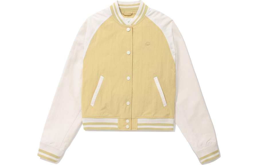 COVERNAT SS24 Baseball Jacket Women's Light Yellow
