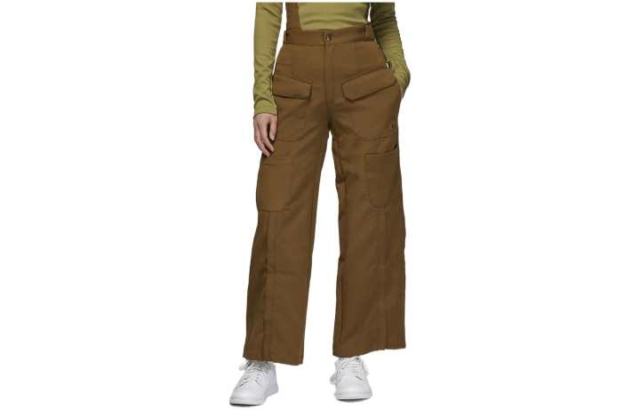 Jordan Jordan Casual Pants Women's Brown Moderate Straight Fit Pants