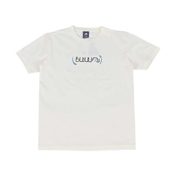 New Balance New Balance Athleisure SS25 T Shirt Men's Ivory White