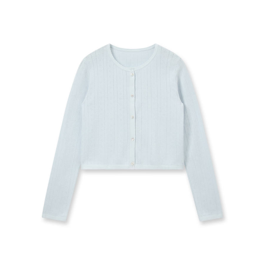 Kirsh Knitwear Women's Crew Neck Moderate Cardigan