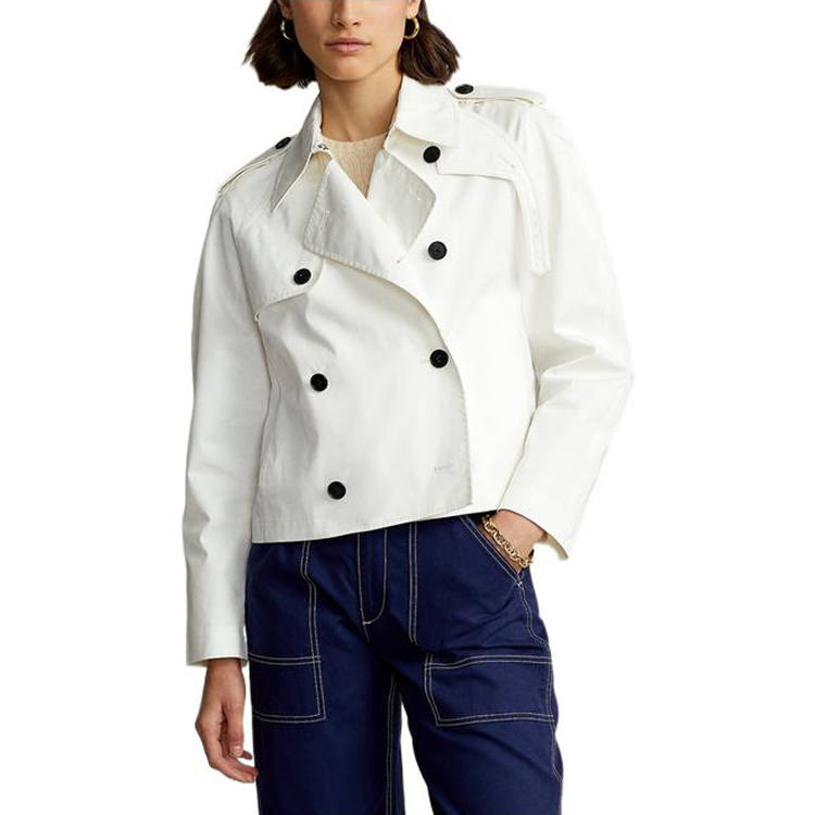 Polo Ralph Lauren Trench Coat Women's White