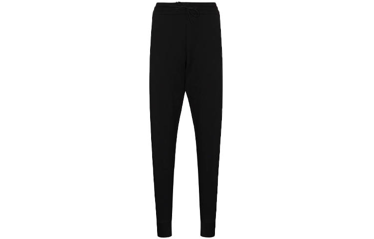 Y-3 Y 3 Knitted Sweatpants Women's Black Moderate Cuffed Pants