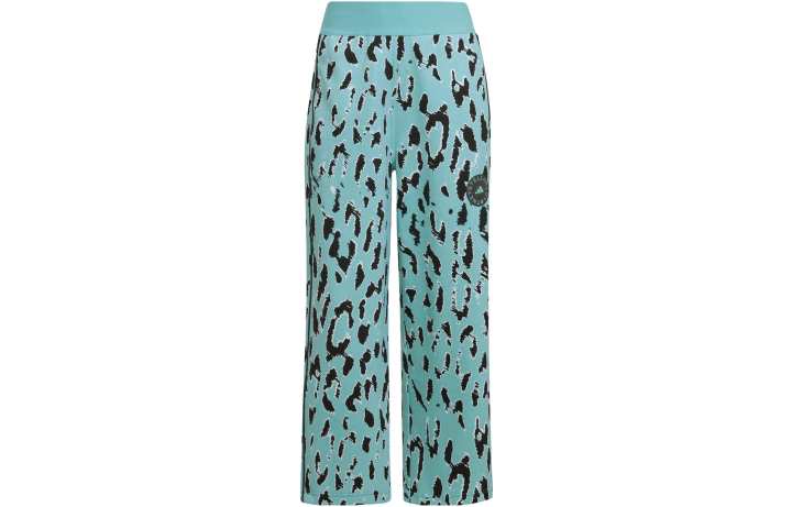 Adidas Adidas X Stella McCartney Knitted Sweatpants Women's Green Moderate Wide Leg Pants