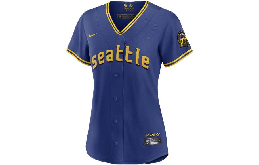 Nike Nike Julio Rodríguez Seattle Mariners City Connect Women's Nike Dri-FIT Adv Mlb Limited Jersey