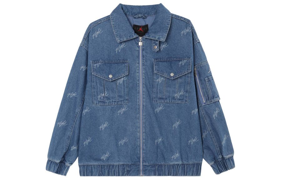Jordan Jordan SS24 Flight Collection Renegade Denim Jacket Women's Stone Blue