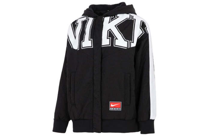 Nike Nike Puffer Jackets Women's Black Hooded Moderate Other