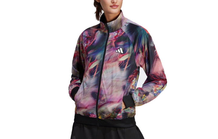 Adidas Adidas Baseball Jerseys Women's Purple Stand Collar Moderate