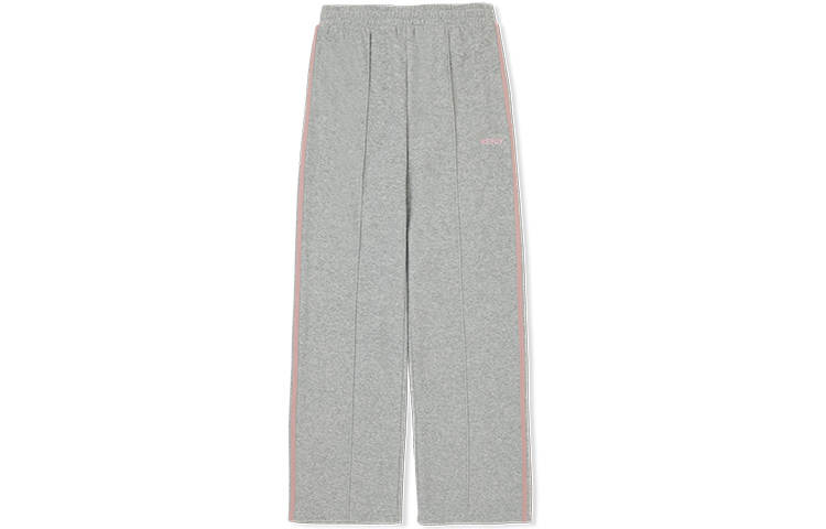 Nerdy Straight Fit Pants Moderate Casual Pants Women's Heather Gray