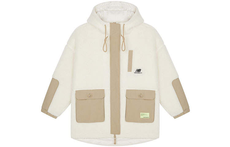 New Balance New Balance Velvet Jacket Velvet Jackets Women's Ivory Hooded Moderate