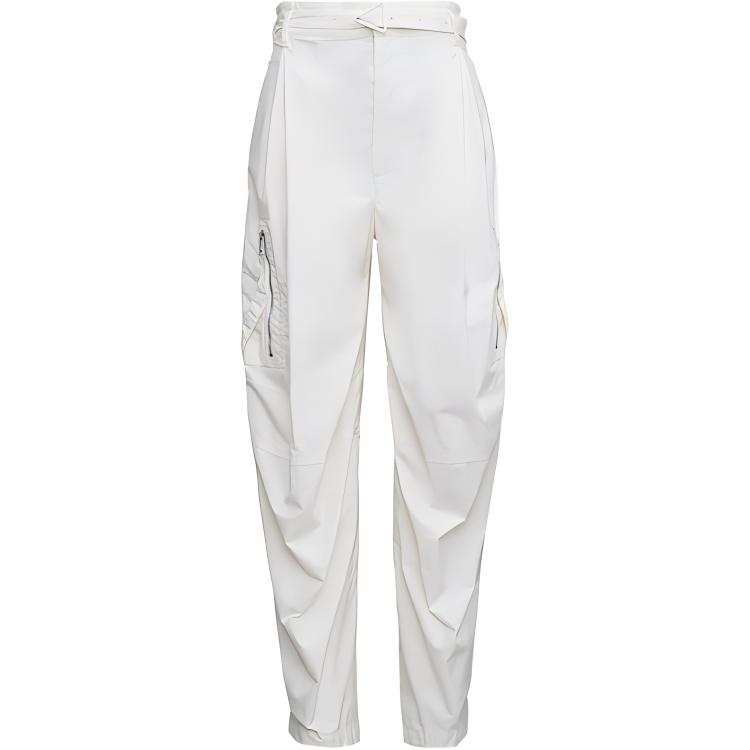 Bottega Veneta Full Length Pants Women's White