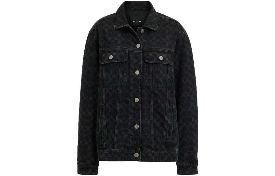 COACH COACH Denim Jacket Women's Black