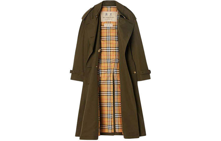 Burberry Trench Coat Women's Army Green