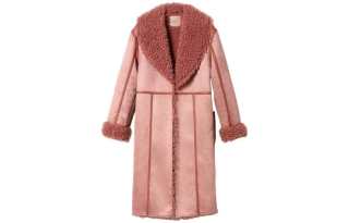 Twinset Coat With Faux Fur Coat Women's Pink