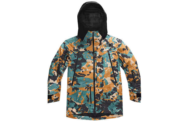 THE NORTH FACE Windbreaker Jackets Women's Camouflage Hooded Moderate