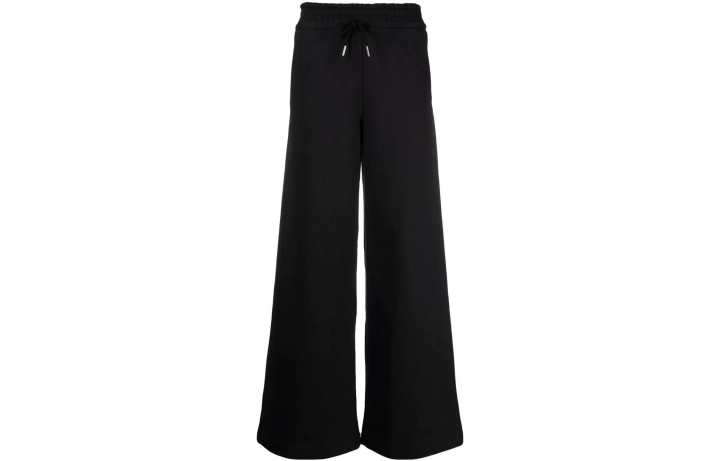 Adidas Adidas Knitted Sweatpants Women's Black Moderate Wide Leg Pants
