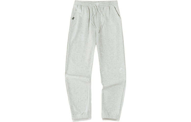 ANTA Life Collection Knitted Sweatpants Women's Gray Moderate Cuffed Pants
