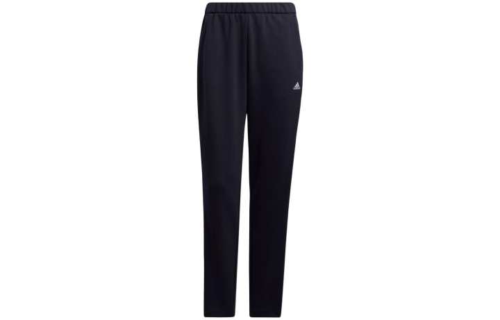Adidas Adidas Knitted Sweatpants Women's Ink Blue Moderate Straight Fit Pants