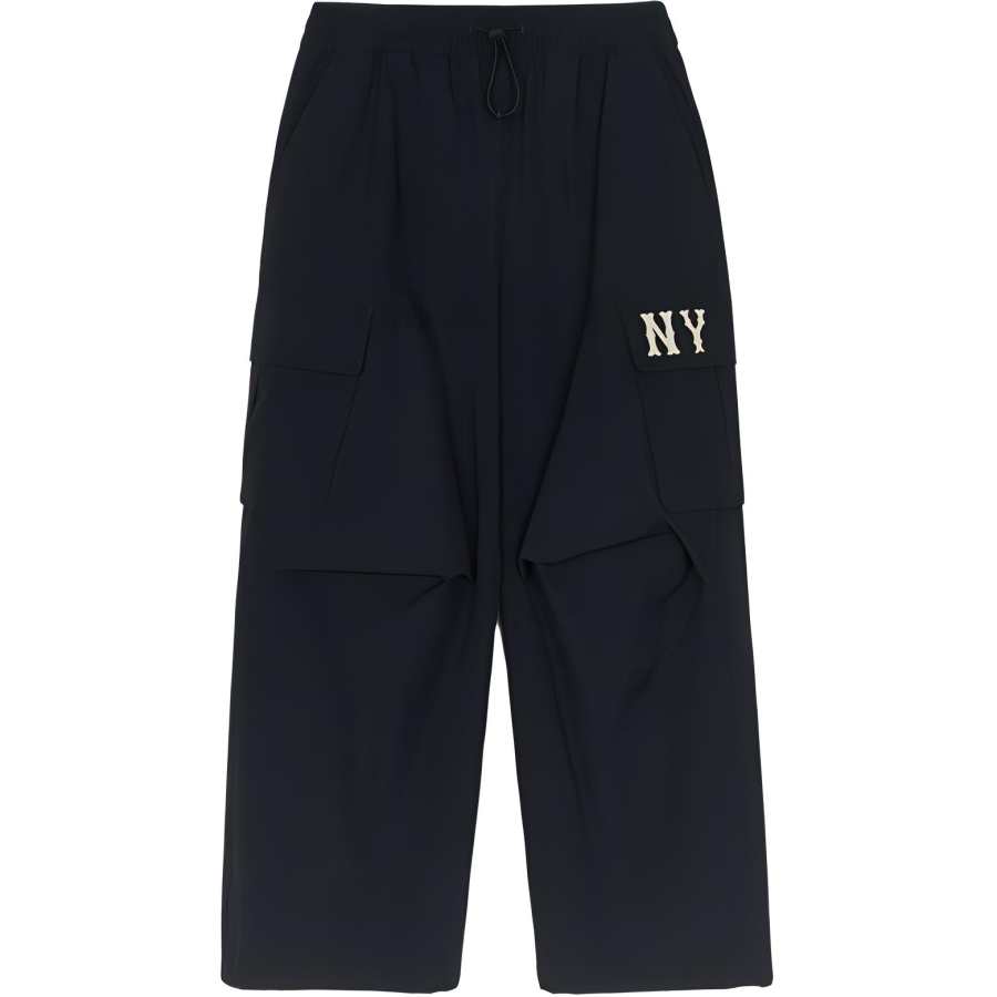 MLB New York Yankees Casual Pants Women's Black Moderate Cargo Pants