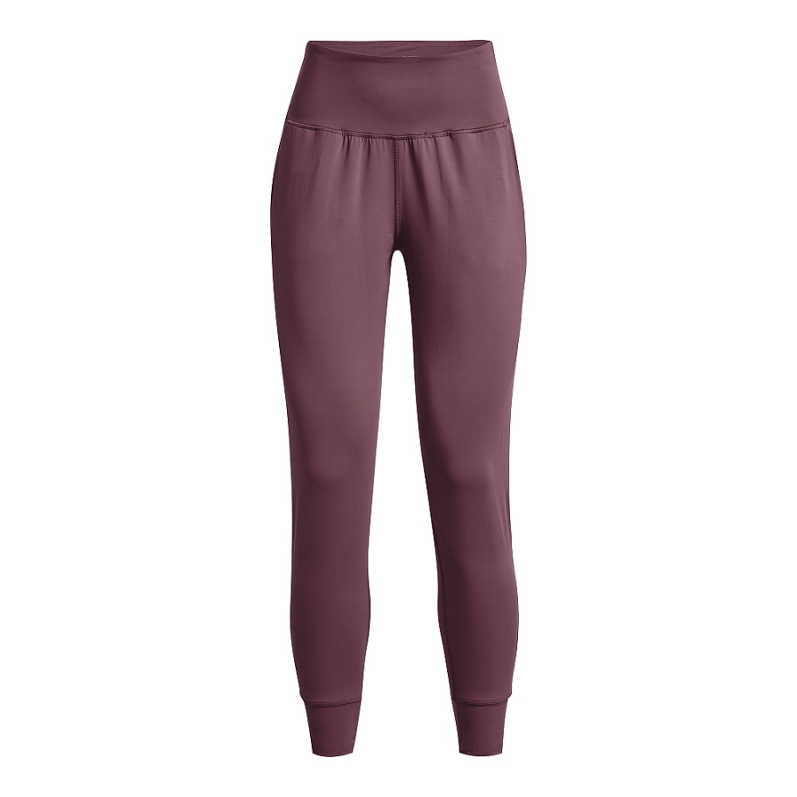 Under Armour Knitted Sweatpants Women's Purple Moderate Slim Fit Pants