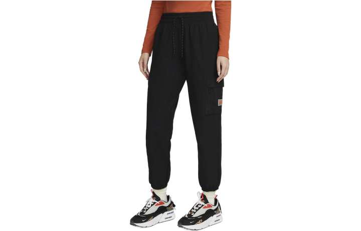 Nike Nike Knitted Sweatpants Women's Black Moderate Cuffed Pants