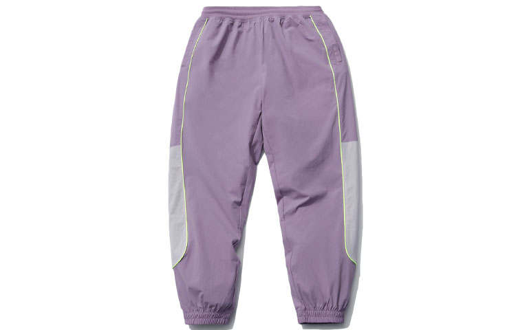 Li-Ning Li Ning BADFIVE Knitted Sweatpants Women's Purple Moderate Cuffed Pants