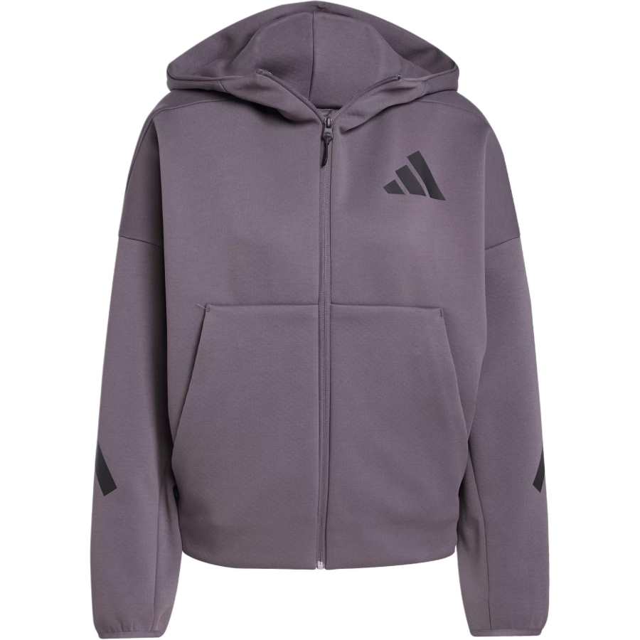 Adidas Adidas Z.N.E. Full Zip Hoodie Grey Strata