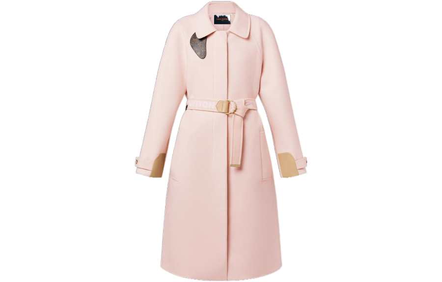 LOUIS VUITTON Trench Coat Women's Pink