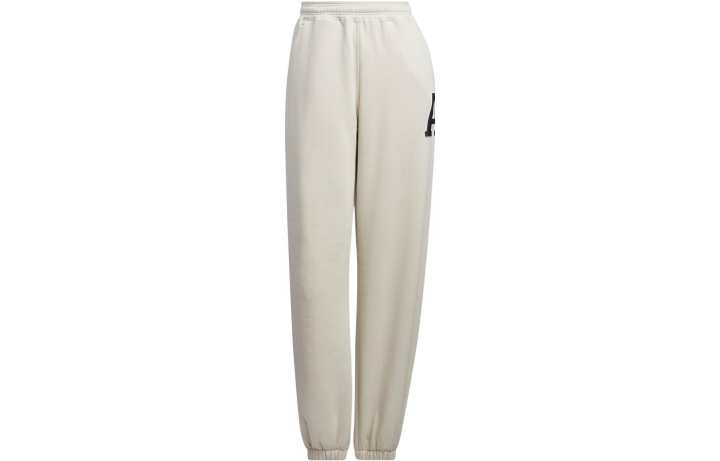 Adidas Adidas Knitted Sweatpants Women's Beige Moderate Cuffed Pants