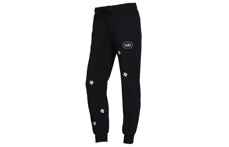 Nike Nike Knitted Sweatpants Women's Black Moderate Straight Fit Pants
