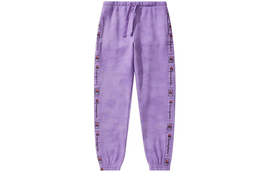 Champion Rochester Collection, Side Logo Webbing Straight Fit Drawstring Ankle Cuff With Casual Fleece Lining