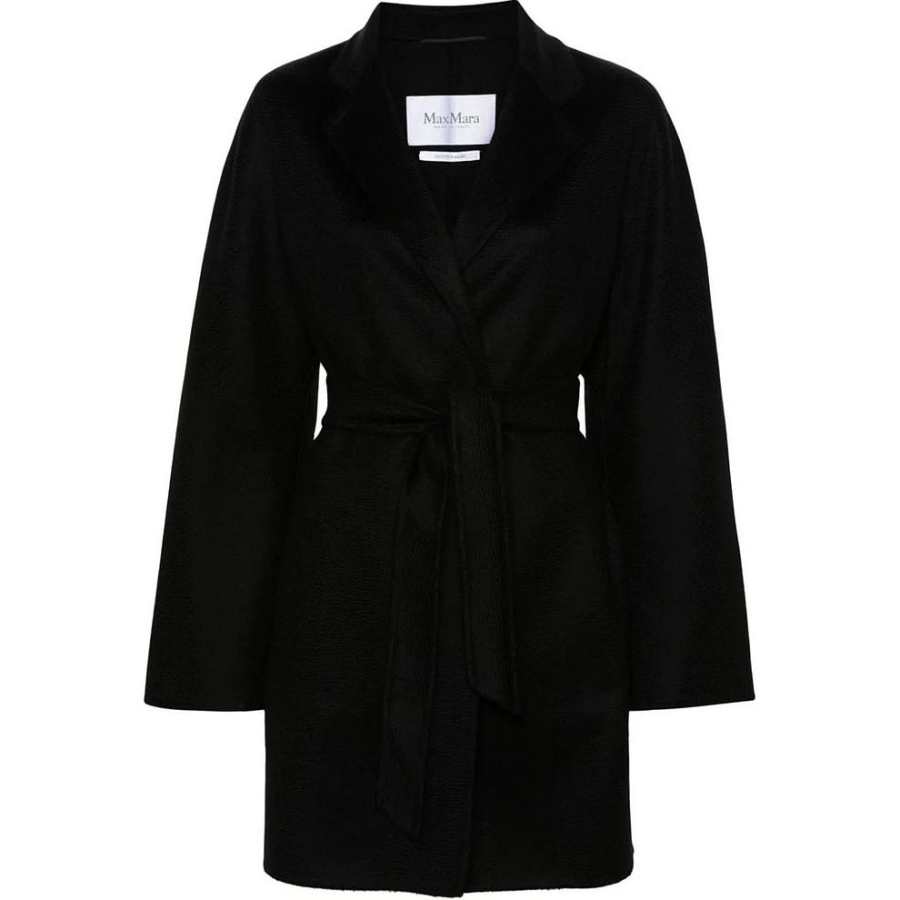 MaxMara MaxMara Coats Women's Black Lapel Moderate