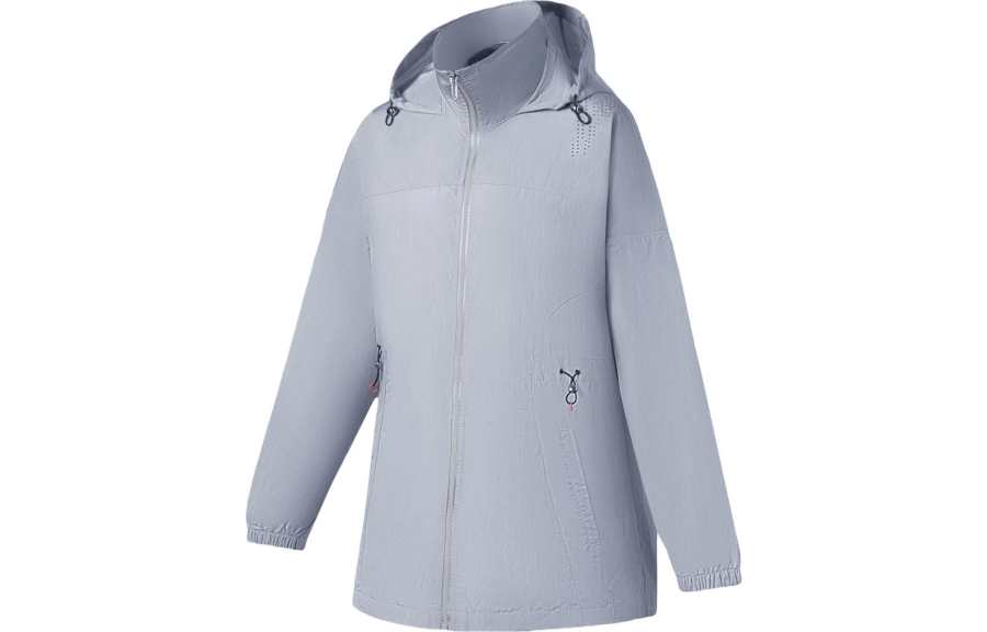 Li-Ning Li Ning Fitness Series Trench Coat Women's Silver