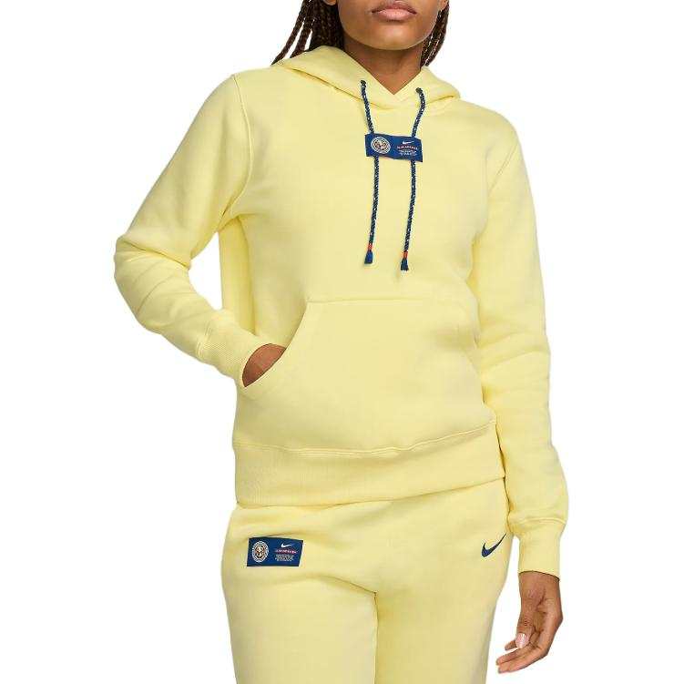 Nike Nike Sweatshirts Women's Yellow Hooded Non Detachable Moderate