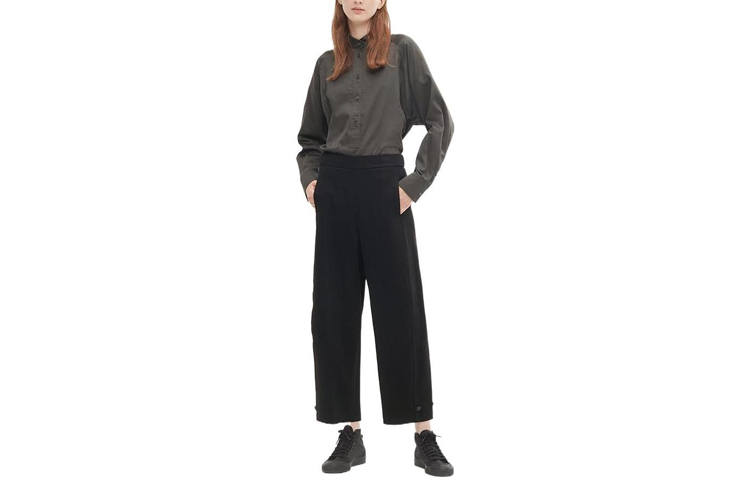 UNIQLO Casual Pants Women's Black Moderate Straight Fit Pants