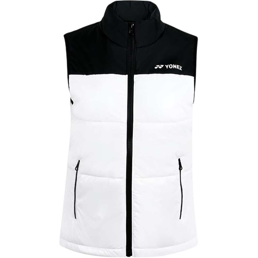 YONEX Vests Women's White Stand Collar Moderate Other