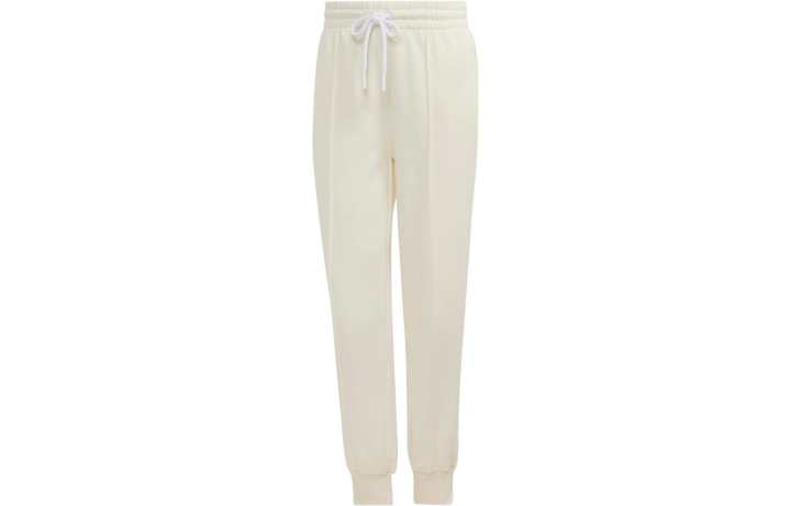 Adidas Adidas Knitted Sweatpants Women's White Moderate Cuffed Pants