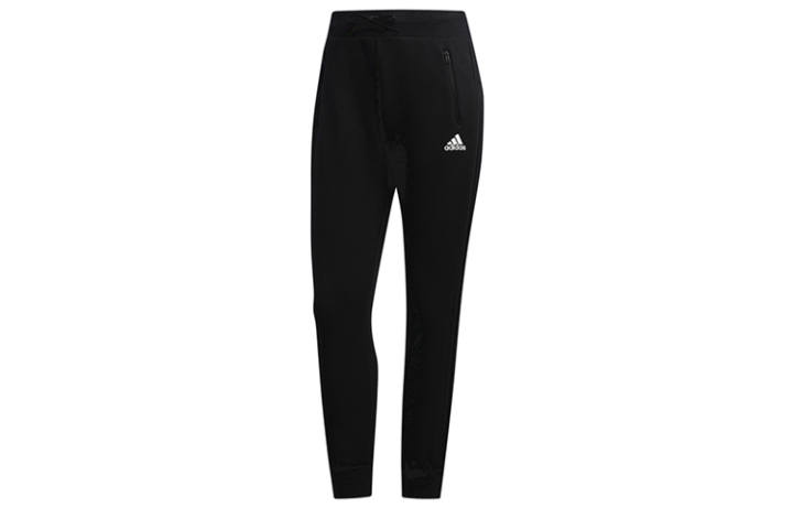 Adidas Adidas Knitted Sweatpants Women's Black Moderate Cuffed Pants