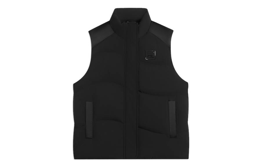 Li-Ning Li Ning Sports Life Collection Down Vests Women's Black Stand Collar Moderate Other