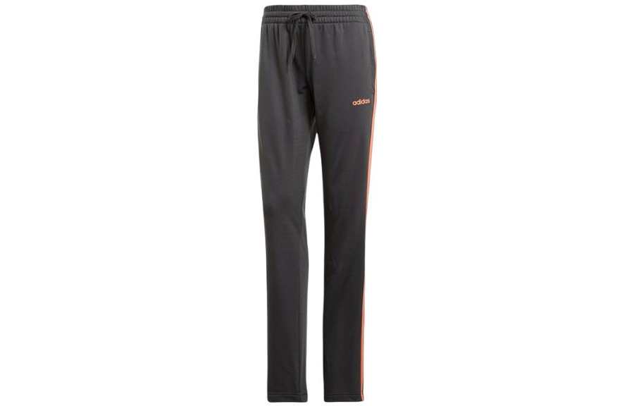 Adidas Neo Straight Fit Pants Moderate Sweatpants Spring Summer Women's Gray