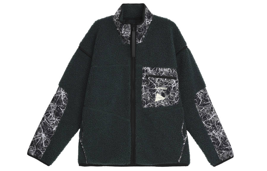 Adidas Adidas X And Wander Velvet Jackets Women's Green Stand Collar Moderate