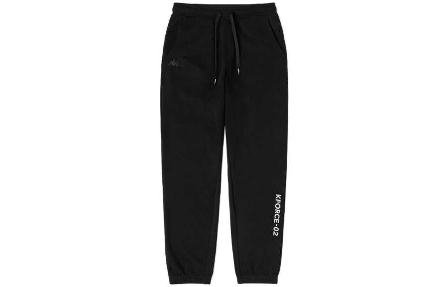 Kappa Knitted Sweatpants Women's Moderate Straight Fit Pants