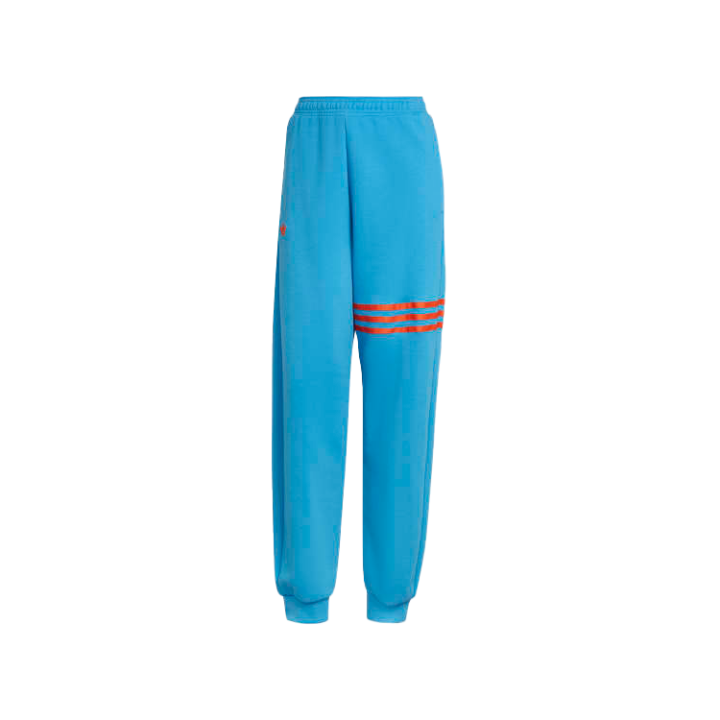 Adidas Adidas Knitted Sweatpants Women's Dark Sky Blue Moderate Cuffed Pants