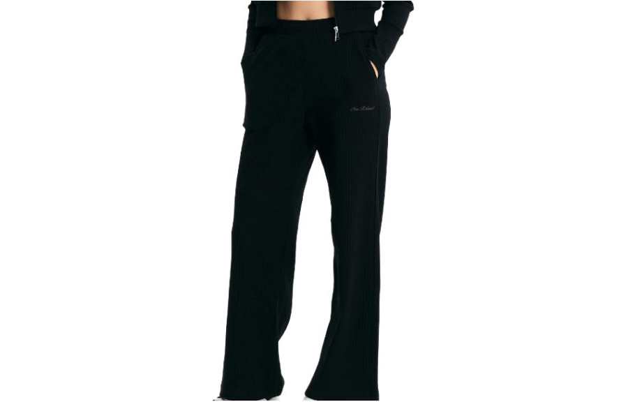 New Balance New Balance WOMEN Soft Vertical Pattern Wide Leg Pants Casual Pants Women's Black
