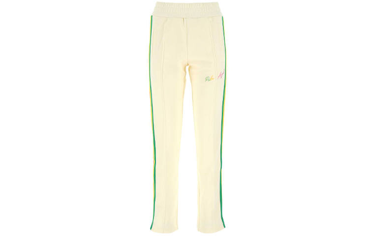 PALM ANGELS Miami Logo Track Pants White/Multi